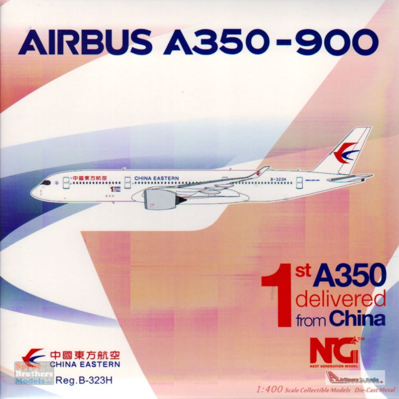 NGM39022 1:400 NG Model China Eastern Airbus A350-900 Reg #B-323H