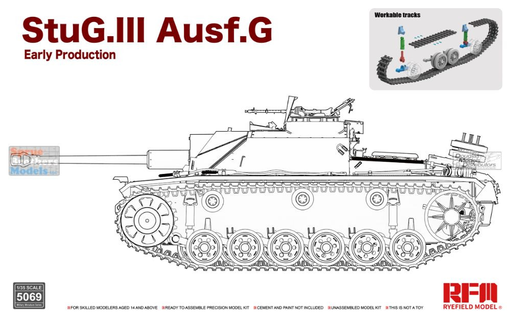 RFM StuG.III Ausf.G 早期生産モデル RFMRM5069 1:35 Rye Field Model StuG.III Ausf.G Early Production