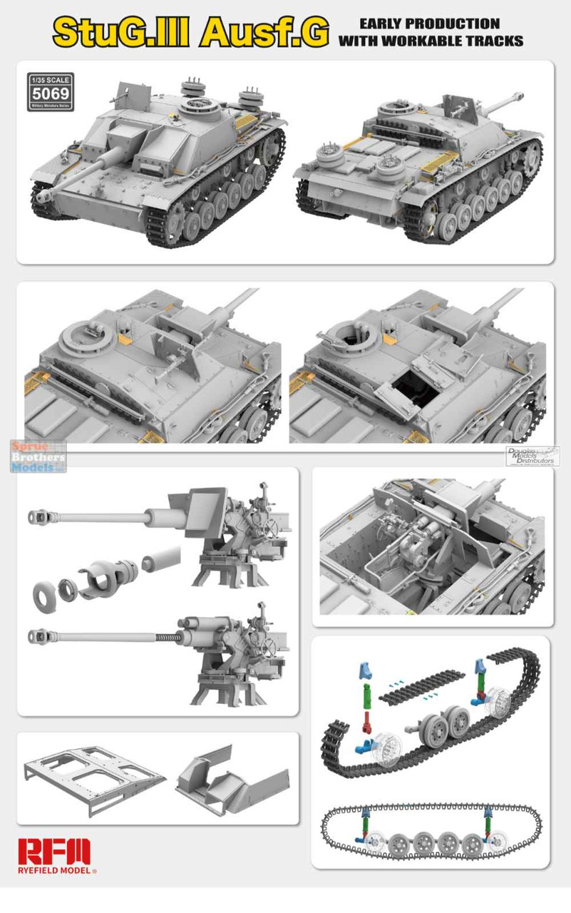 RFMRM5069 1:35 Rye Field Model StuG.III Ausf.G Early Production