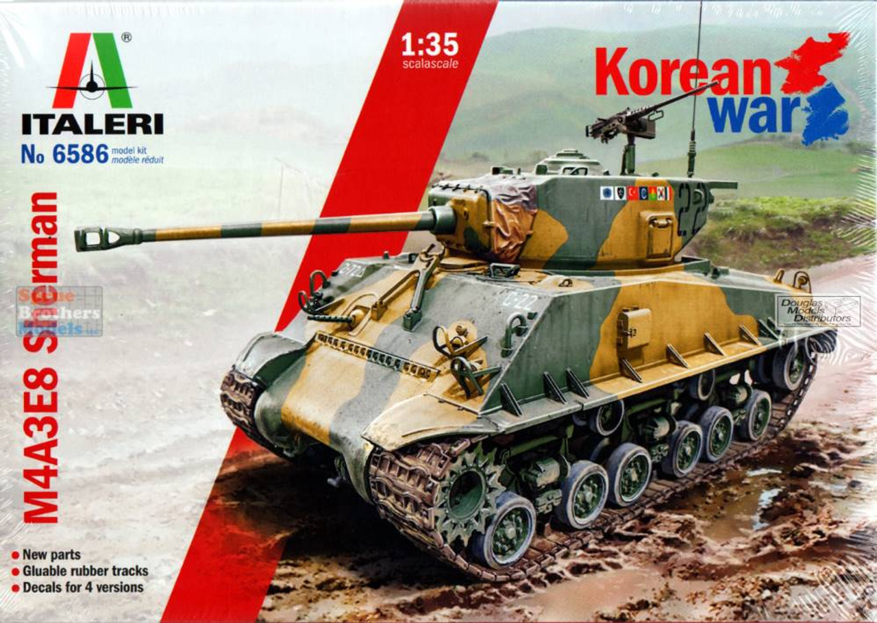 ITA6586 1:35 Italeri M4A3E8 Sherman Korean War