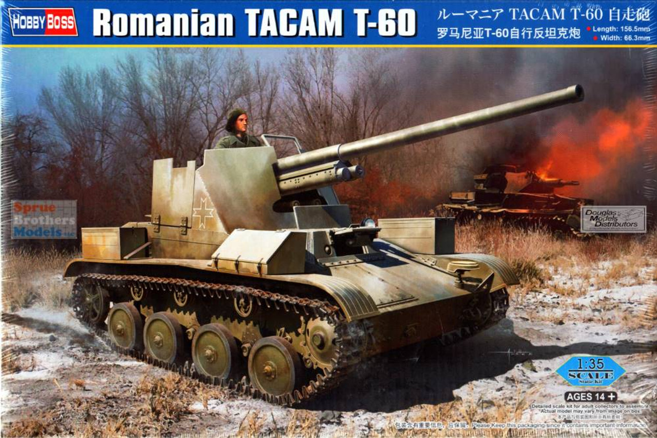 HBS84556 1:35 Hobby Boss Romanian TACAM T-60 Tank