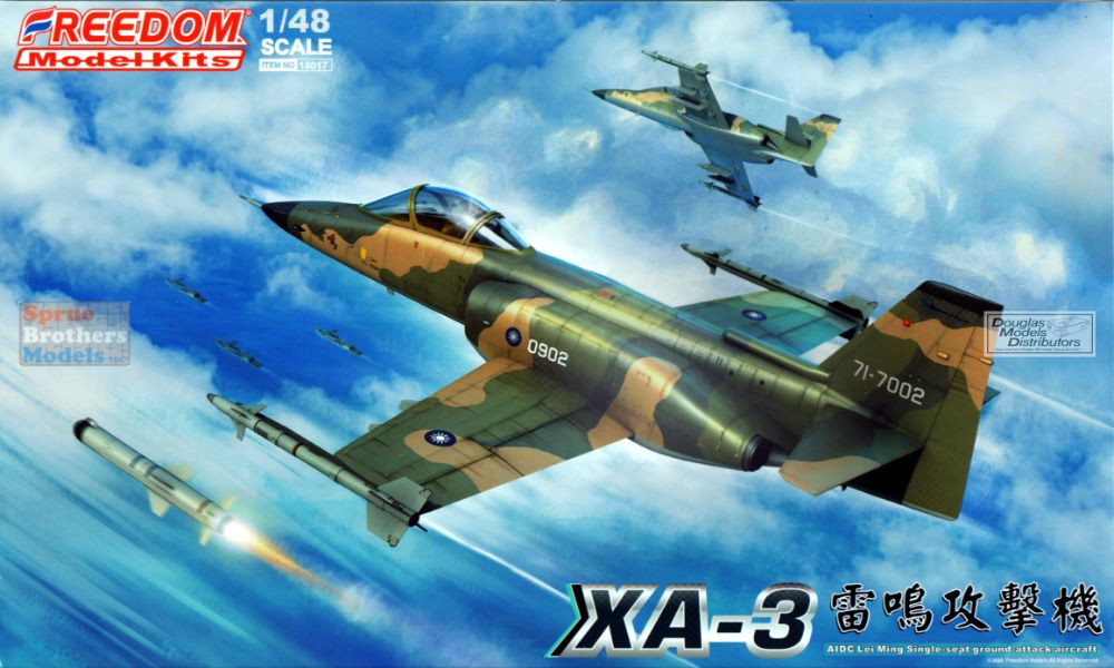 FMK18017 1:48 Freedom Model Kits XA-3 AIDC Lei Ming SIngle Seat