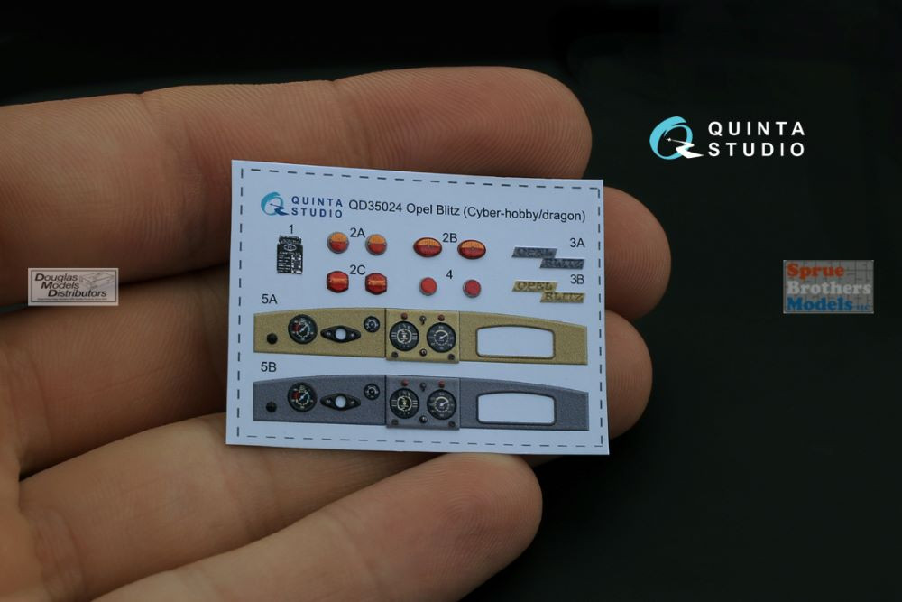 QTSQD35024 1:35 Quinta Studio Interior 3D Decal - Opel Blitz (DRA