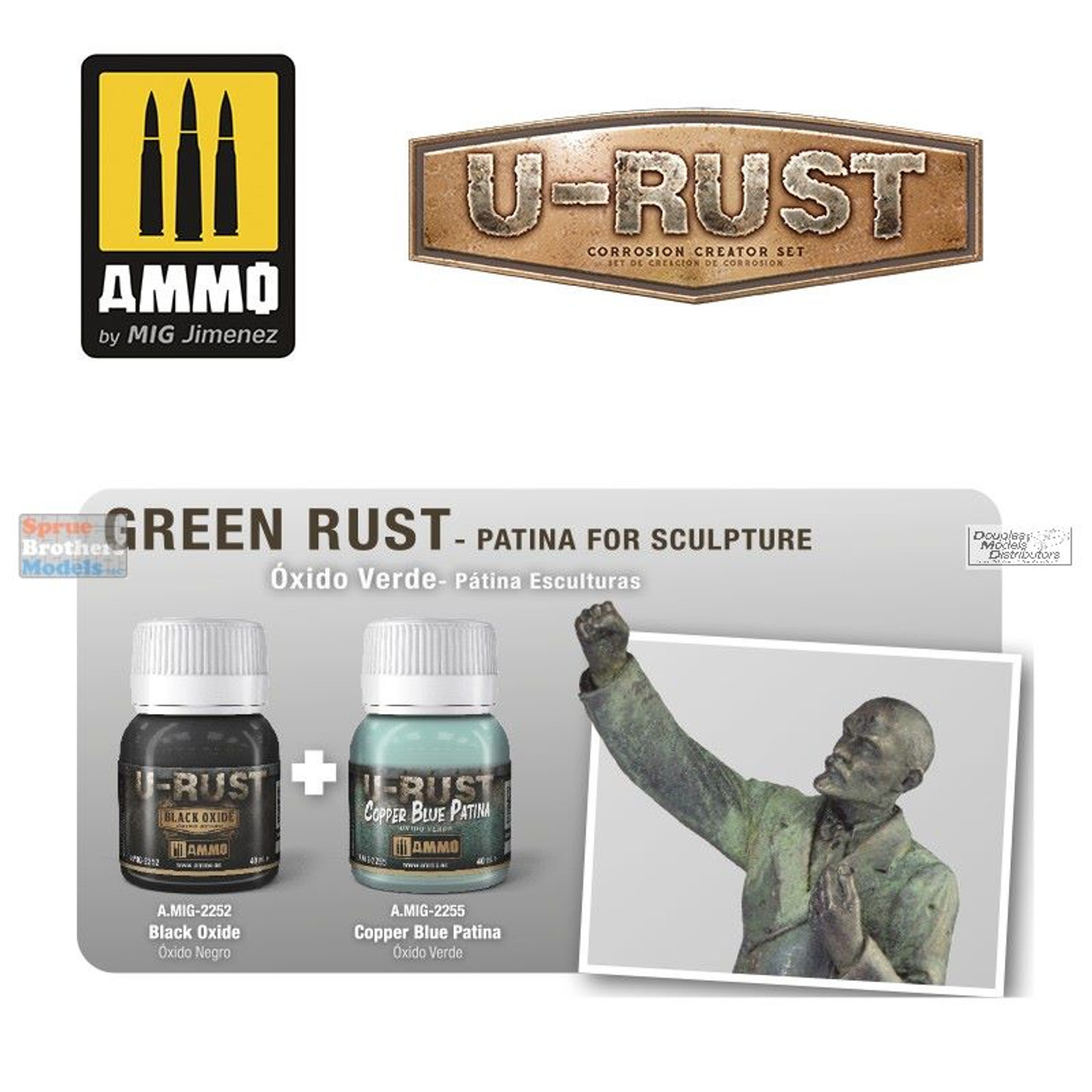 AMM7460 AMMO by Mig U-Rust Corrosion Creator Set - Sprue
