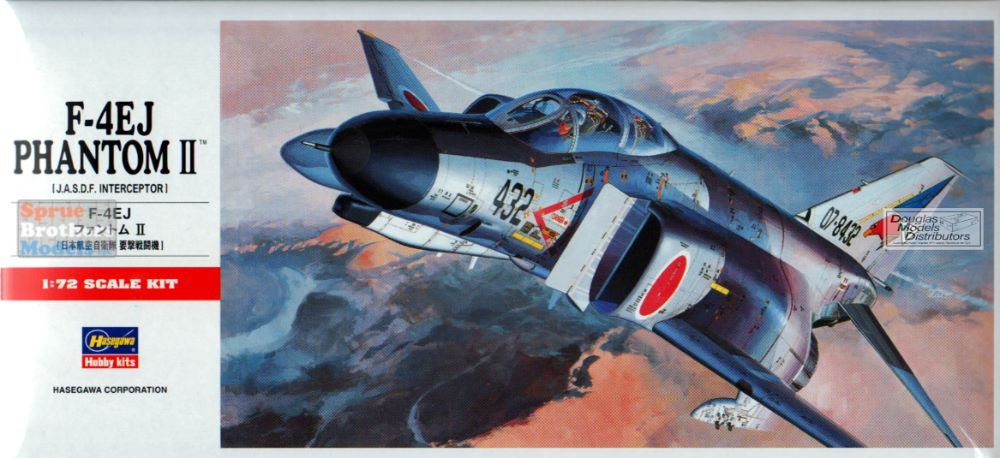 HAS00331 1:72 Hasegawa F-4EJ Phantom II - Sprue Brothers Models LLC