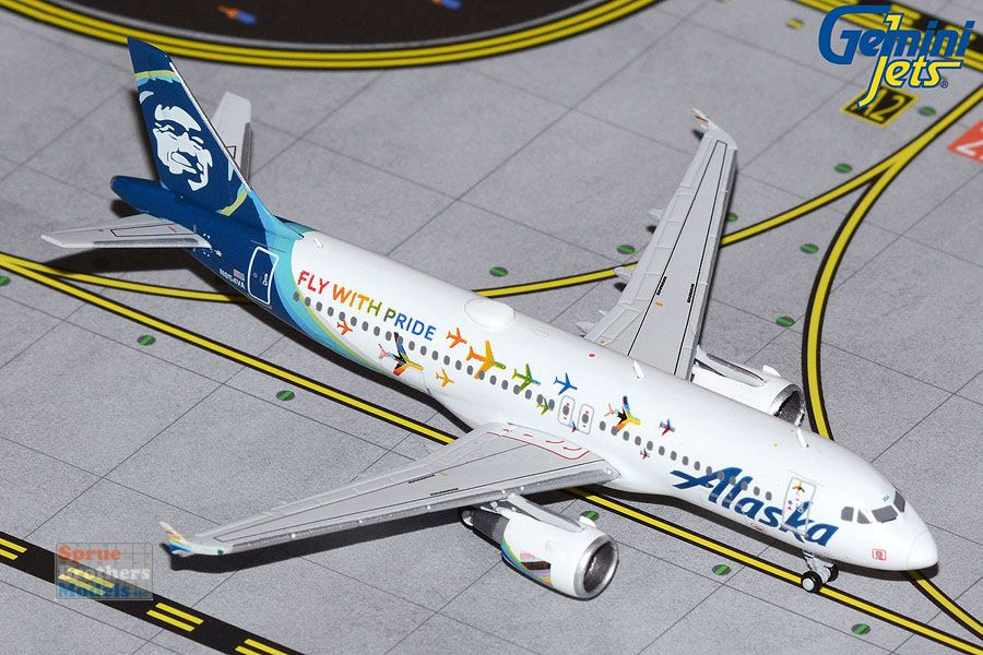GEMGJ2042 1:400 Gemini Jets Alaska Airlines Airbus A320-200
