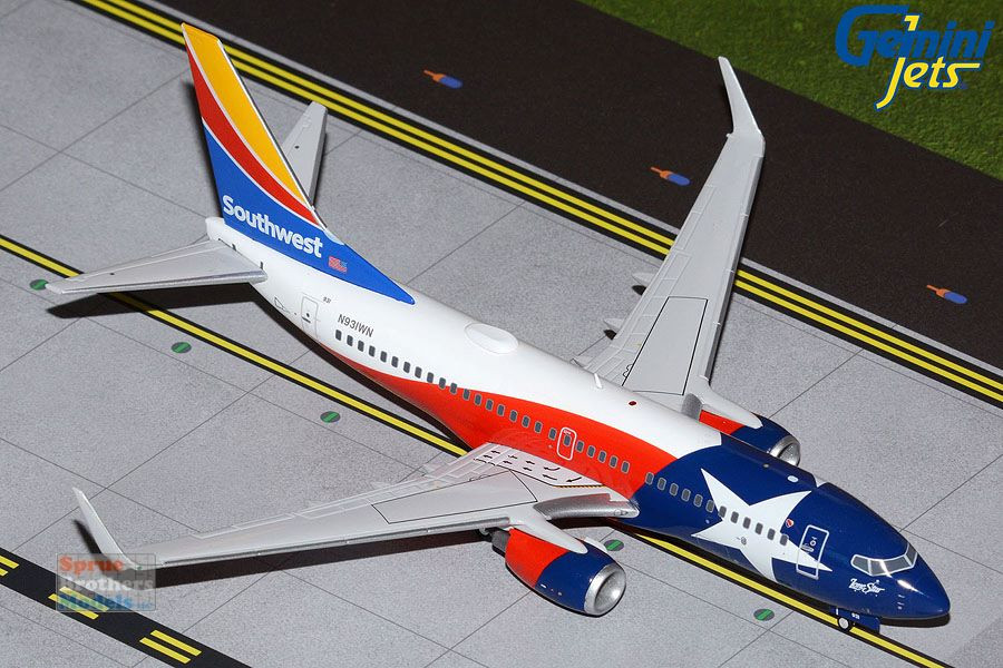 スーミン GEMG21009 1:200 Gemini Jets Southwest Airlines Boeing 737-700 Reg