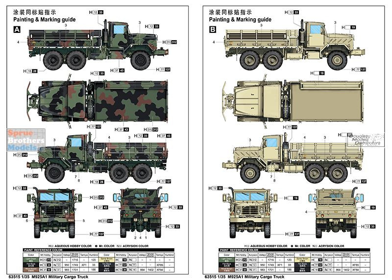 ILK63515 1:35 I Love Kit M925A1 Military Cargo Truck - Sprue
