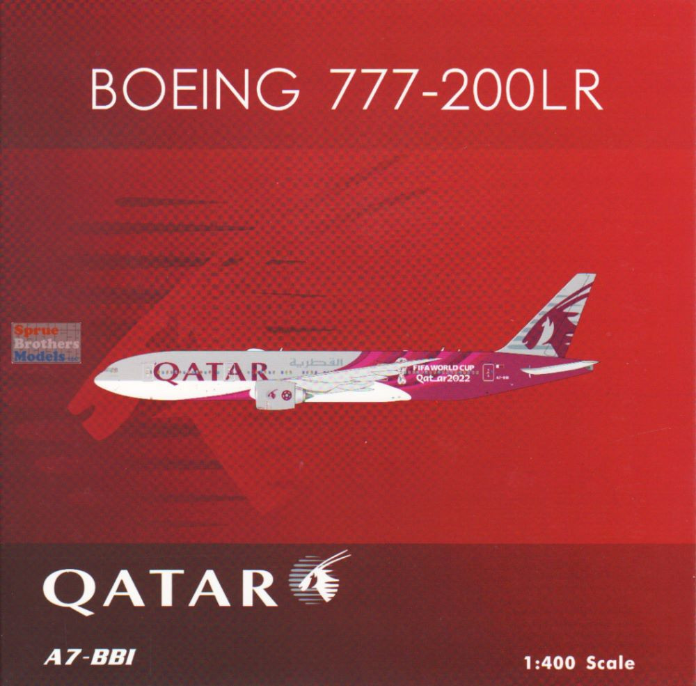 PHX04416 1:400 Phoenix Model Qatar Airways B777-200LR Reg #A7-BBI