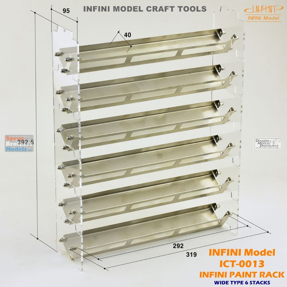 INFICT0013 Infini Model Paint Stand - Wide Type (40mm/1.57in width