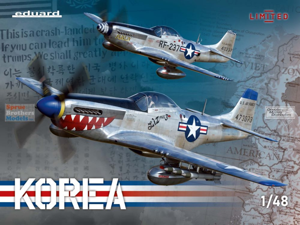 EDU11161 1:48 Eduard F-51D RF-51D Mustang 'Korea' - Sprue Brothers