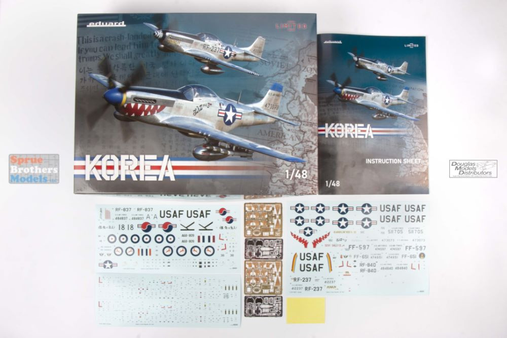 EDU11161 1:48 Eduard F-51D RF-51D Mustang 'Korea' - Sprue Brothers
