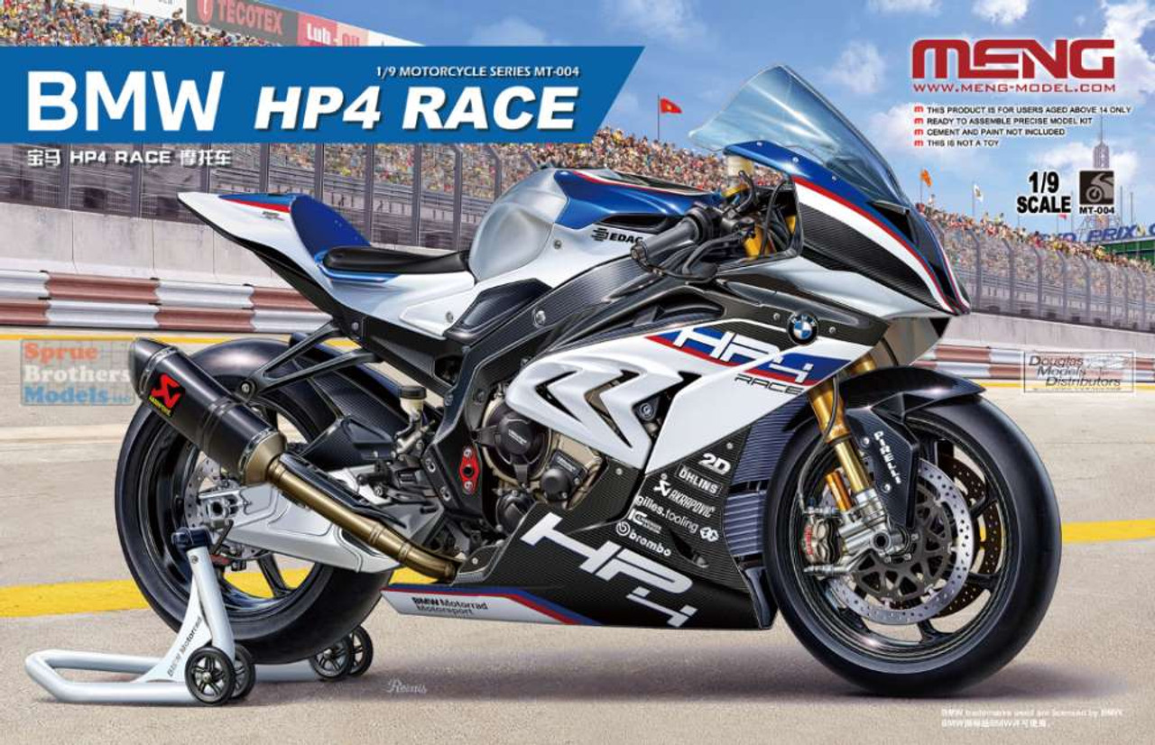 MNGMT004 1:9 Meng BMW HP4 Race Motorcycle