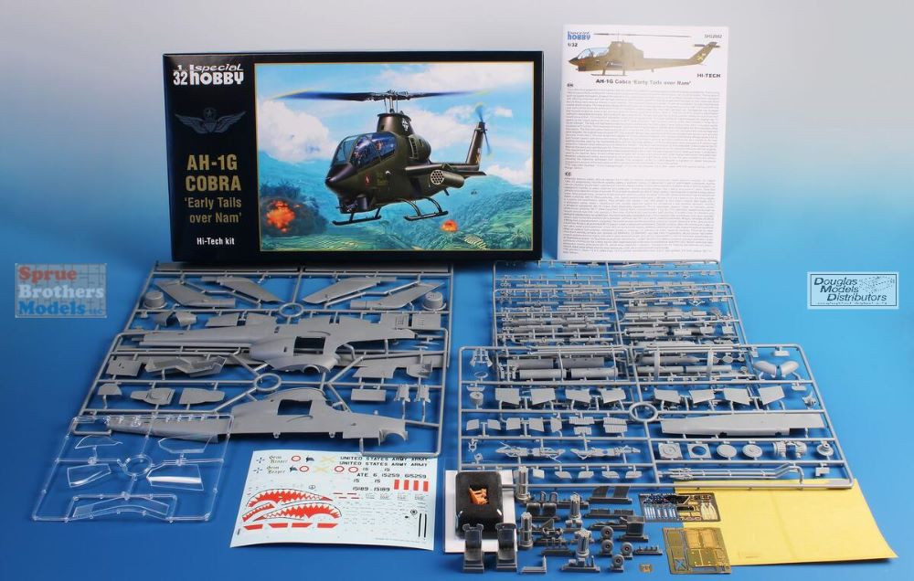 SPH32082 1:32 Special Hobby AH-1G Cobra 'Early Tails Over Nam