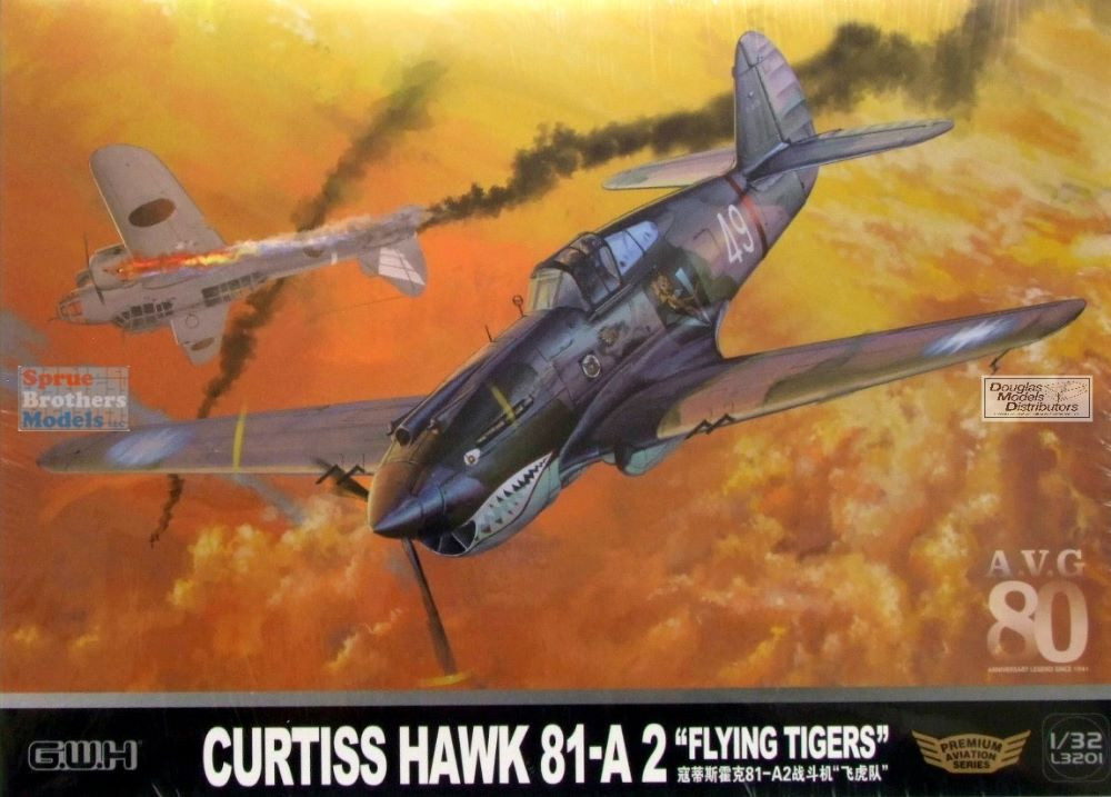 LNRL3201 1:32 Great Wall Hobby Curtiss P-40 Warhawk / Hawk 81-A2