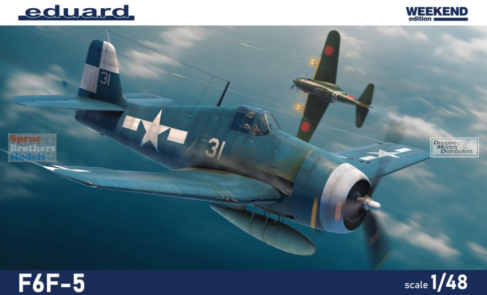 EDU84181 1:48 Eduard F6F-5 Hellcat Weekend Edition - Sprue