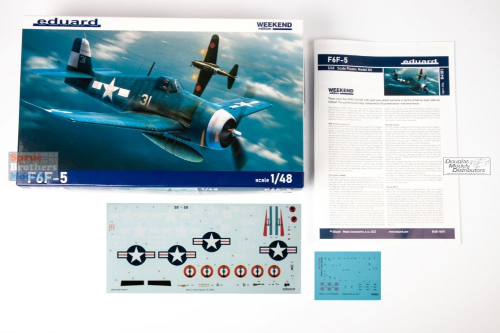 EDU84181 1:48 Eduard F6F-5 Hellcat Weekend Edition - Sprue
