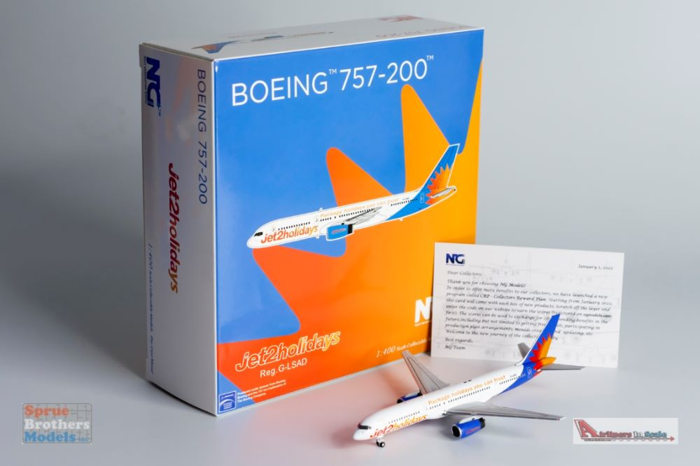 NGM53183 1:400 NG Model Jet2 Holidays B757-200 Reg #G-LSAD (pre