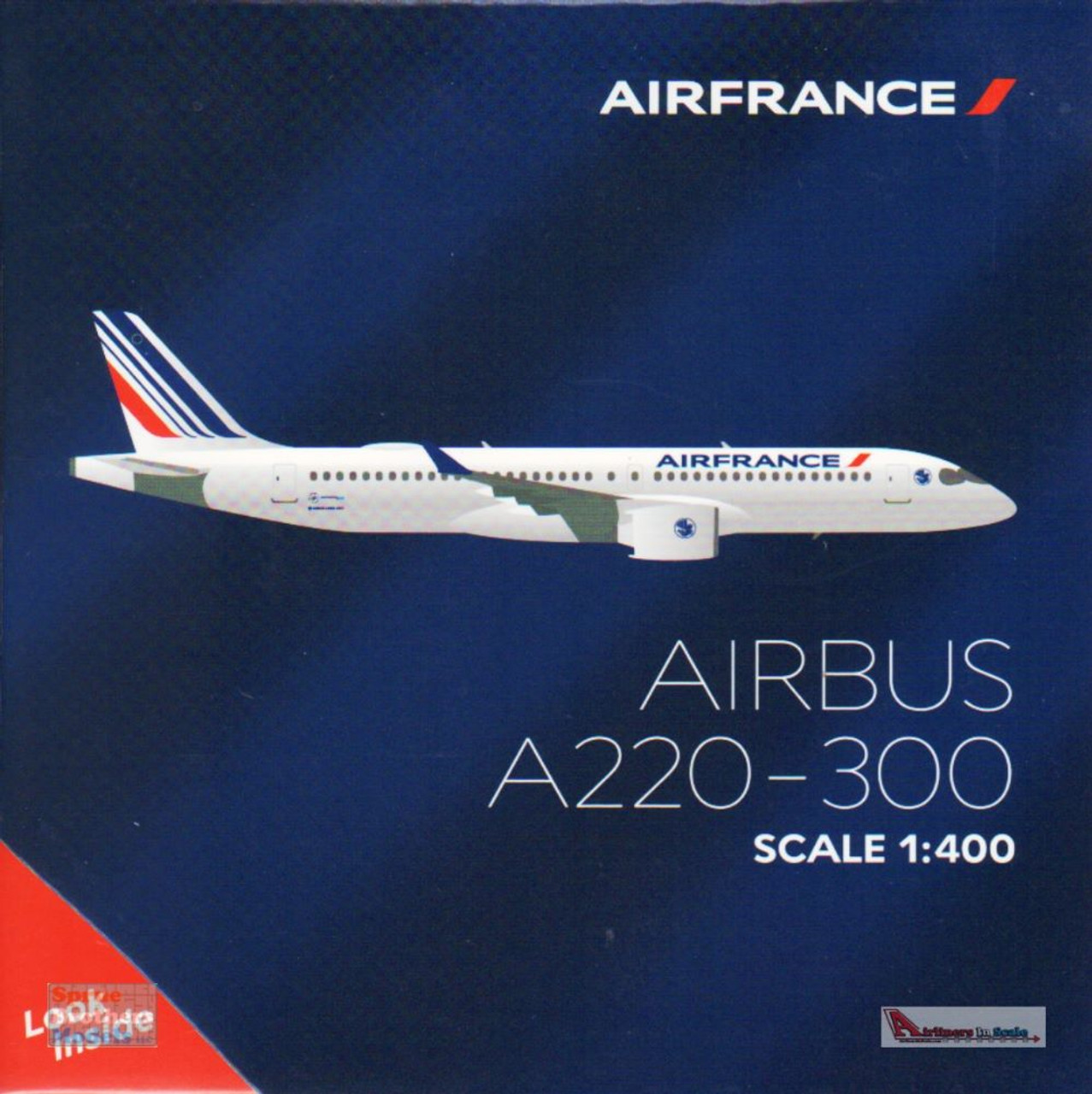 GEMGJ2041 1:400 Gemini Jets Air France Airbus A220-300 Reg #F-HZUA  (pre-painted/pre-built)