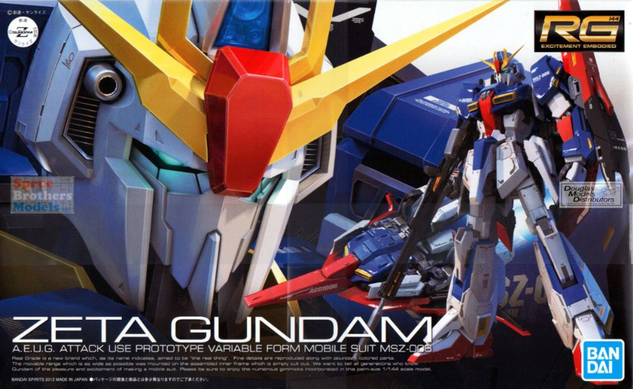 BAN2182847 1:144 Bandai RG Zeta Gundam AEUG Attack Use Prototype