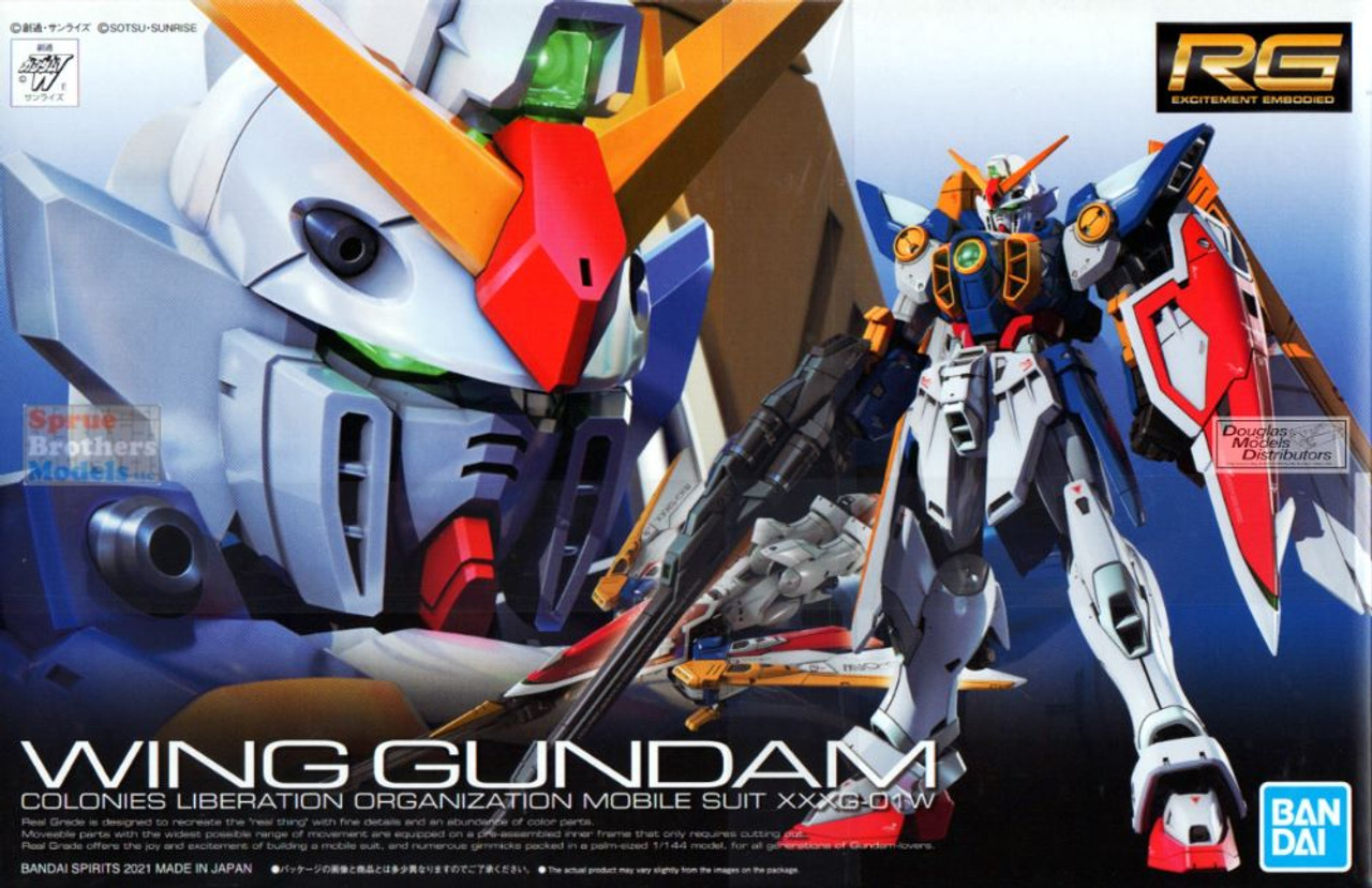 BAN2558575 1:144 Bandai RG Wing Gundam Colonies Liberation Organization  Mobile Suit XXXG-01W
