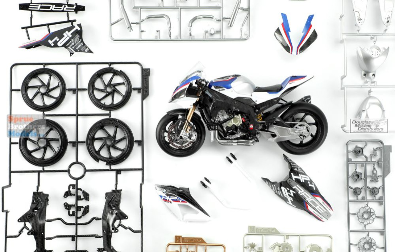 MNGMT004S 1:9 Meng BMW HP4 Race Motorcycle [Pre-Colored Edition]