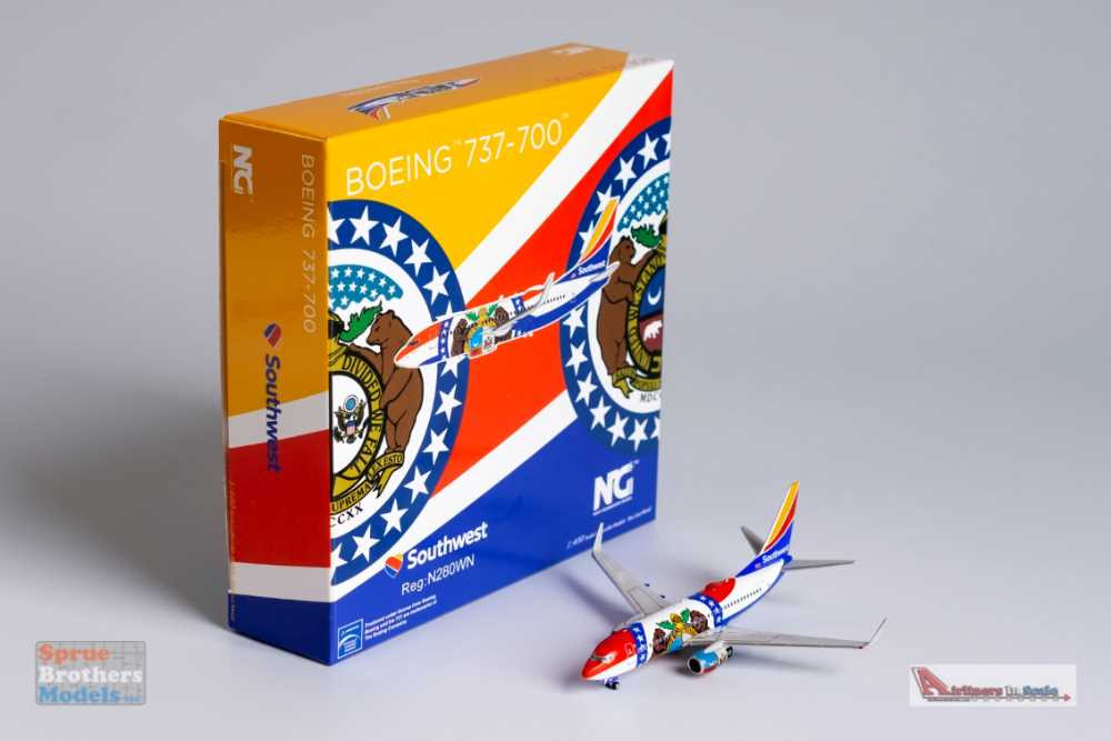 NGM77015 1:400 NG Model Southwest Airlines B737-700(W) Reg #N280WN