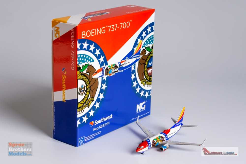 NGM77016 1:400 NG Model Southwest Airlines B737-700(S) Reg #N280WN