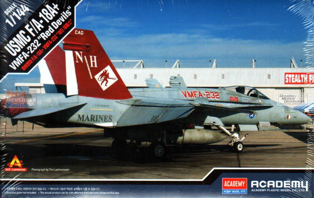 ACA12627 1:144 Academy USMC F-18A+ Hornet VMFA-232 Red Devils
