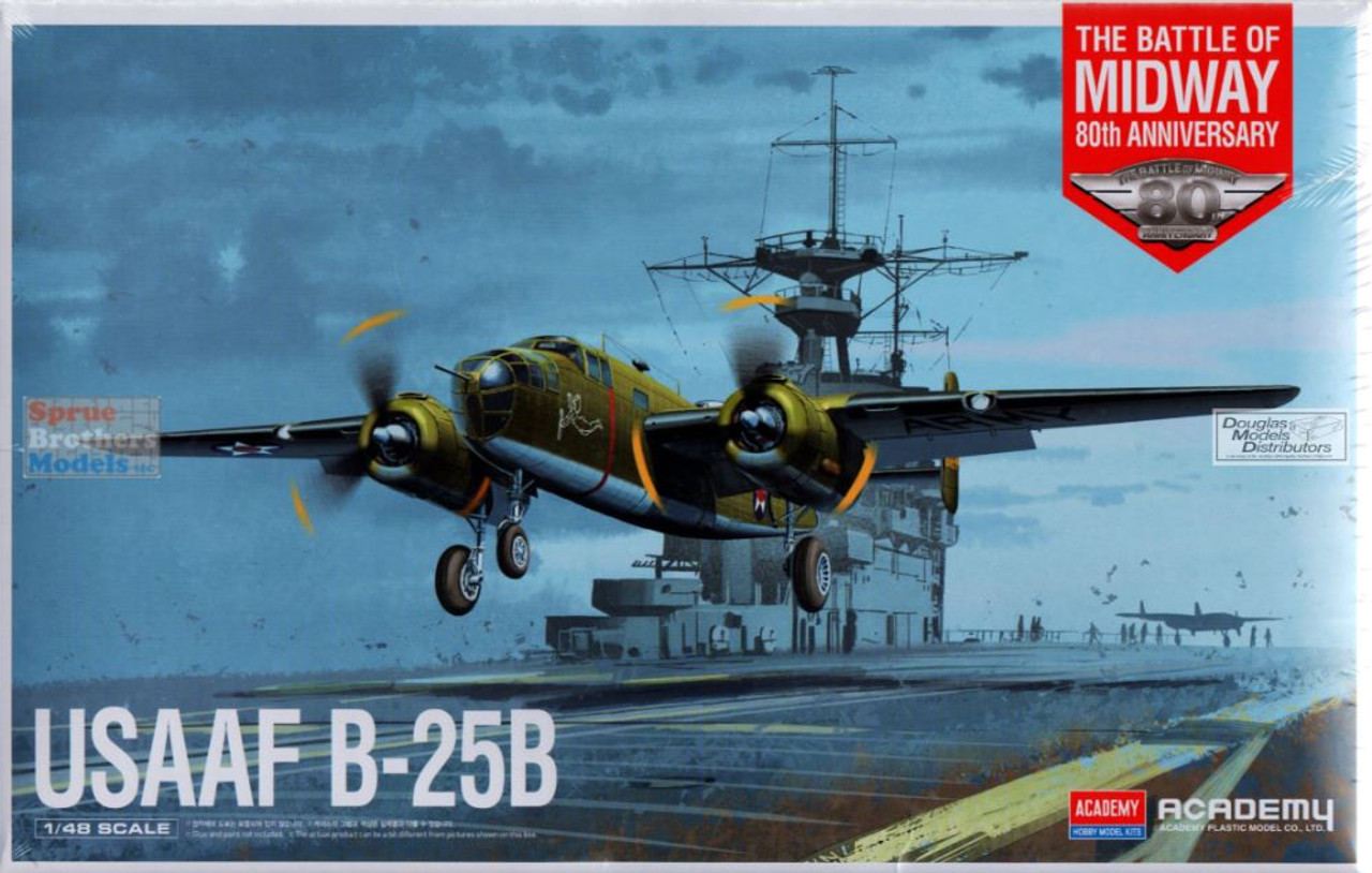 ACA12336 1:48 Academy B-25B Mitchell Battle of Midway Anniversary