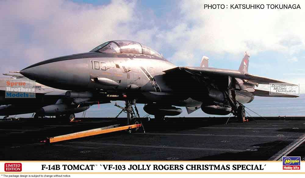 HAS02391 1:72 Hasegawa F-14B Tomcat VF-103 Jolly Rogers Christmas