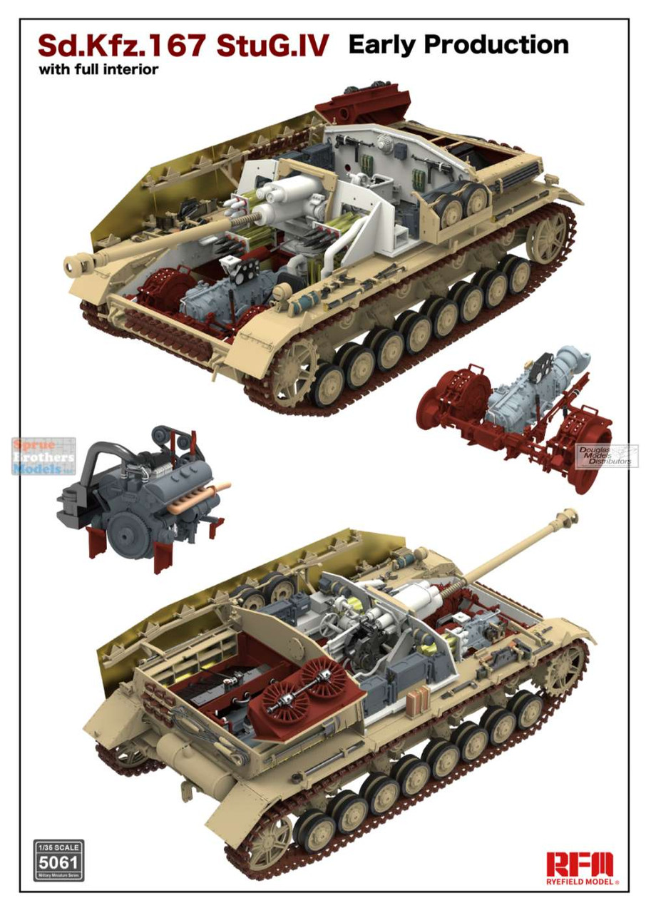 その他 RFM Sd.Kfz.167 StuG.IV 1/35 RFMRM5061 1:35 Rye Field Model Sd.Kfz.167 StuG.IV Early Production