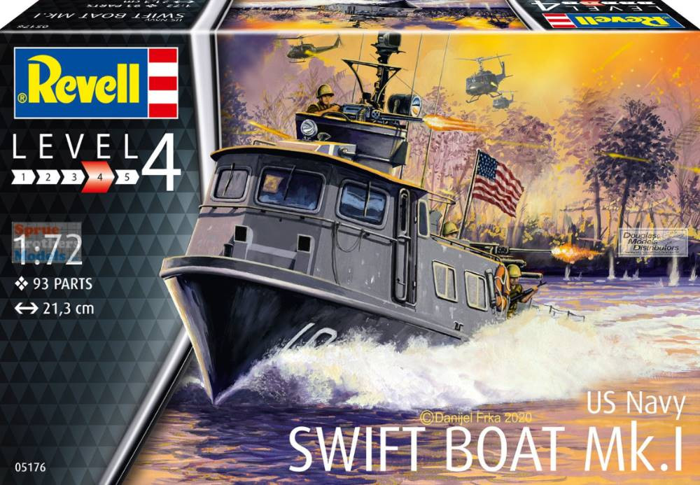 RVG05176 1:72 Revell Germany US Navy Swift Boat Mk.I - Sprue