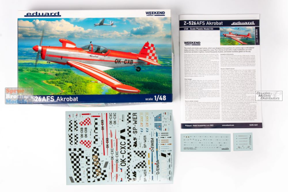 EDU84185 1:48 Eduard Weekend Edition - Z-526AFS Akrobat - Sprue