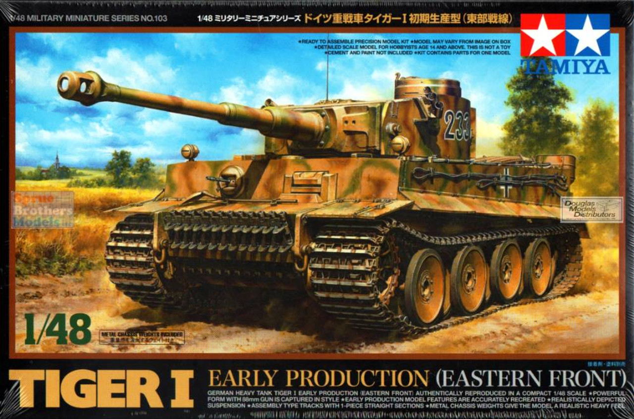 TAM32603 1:48 Tamiya Tiger I Early (Eastern Front) - Sprue Brothers Models  LLC