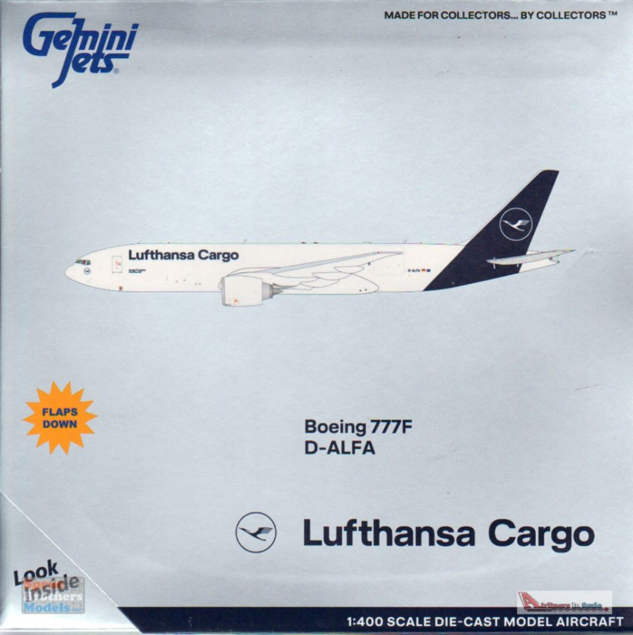 GEMGJ2126F 1:400 Gemini Jets Lufthansa Cargo B777-200LRF Reg #D