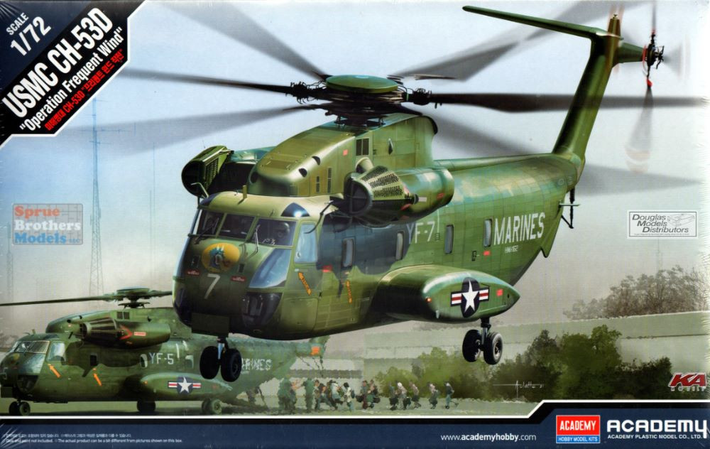 ACA12575 1:72 Academy USMC CH-53D Sea Stallion 'Operation Frequent