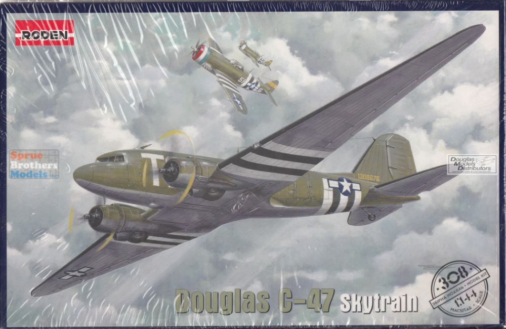ROD308 1:144 Roden C-47 Skytrain - Sprue Brothers Models LLC