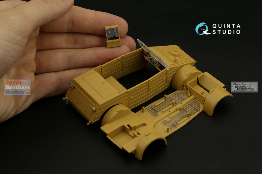 QTSQD35055 1:35 Quinta Studio Interior 3D Decal - Kubelwagen