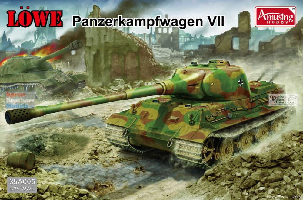 邦楽 HEAVY L ARMY / 1 AMU35A005 1:35 Amusing Hobby Panzerkampfwagen VII Lowe - Sprue