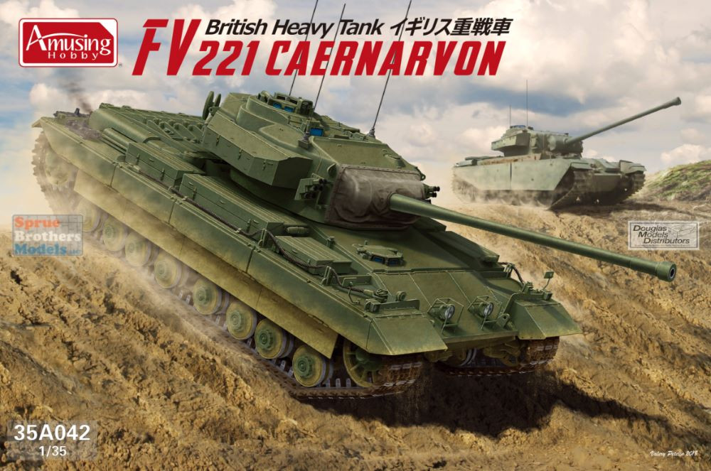 AMU35A042 1:35 Amusing Hobby FV221 Caernarvon British Heavy Tank