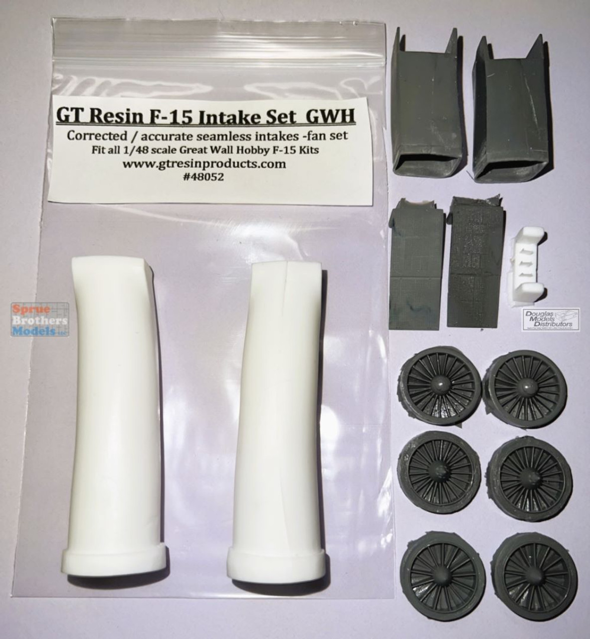 GTR48052 1:48 GT Resin F-15A F-15B F-15C F-15D F-15I Eagle F-15E Strike  Eagle Intake Set (GWH kit)