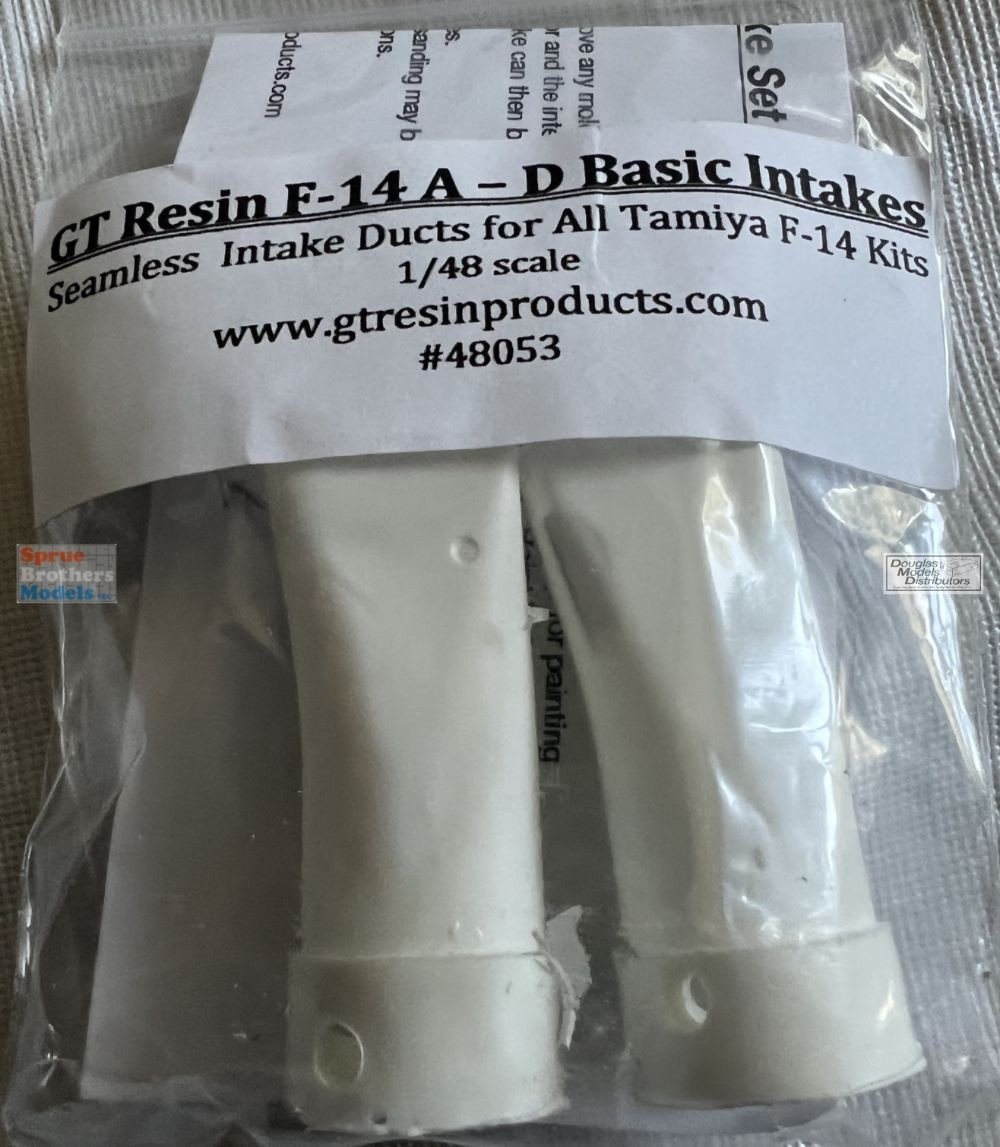 GTR48053 1:48 GT Resin F-14A F-14D Tomcat Basic Intake Set (TAM