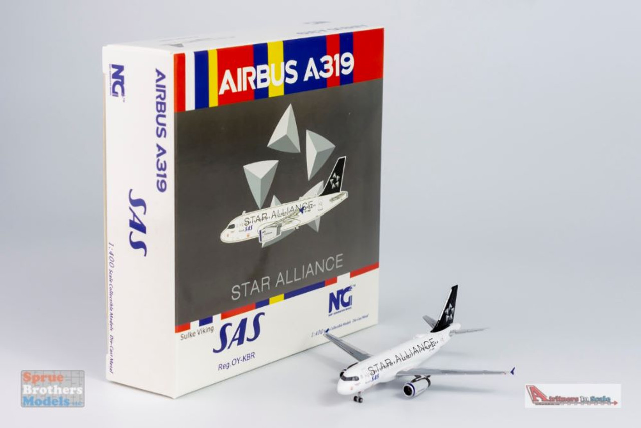 NGM49003 1:400 NG Model SAS Airbus A319 Reg #OY-KBR (pre