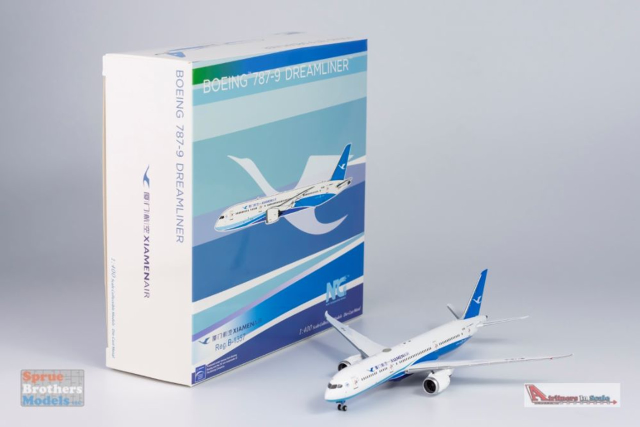 NGM55073 1:400 NG Model Xiamen Airlines B787-9 Reg #B-1357  (pre-painted/pre-built)