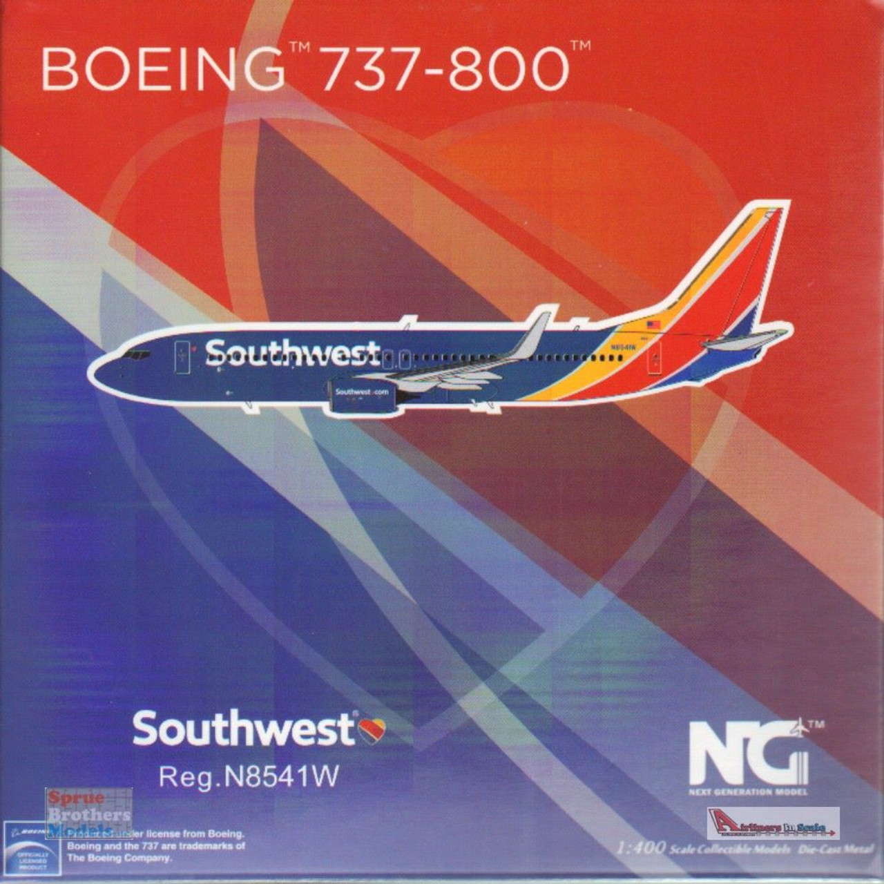 NGM58121 1:400 NG Model Southwest Airlines B737-800 Reg #N8541W