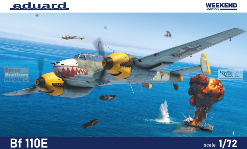 EDU07464 1:72 Eduard Bf110E Weekend Edition - Sprue Brothers