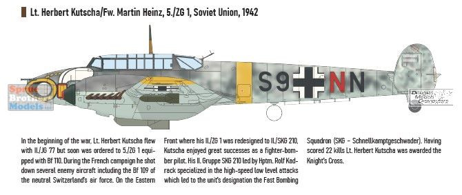EDU07464 1:72 Eduard Bf110E Weekend Edition - Sprue Brothers
