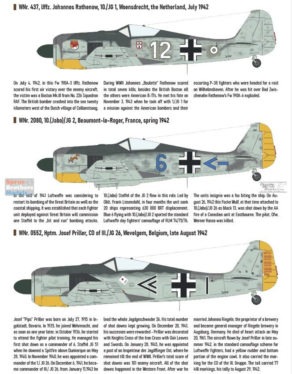 EDU82141 1:48 Eduard Fw 190A-3 Light Fighter ProfiPACK