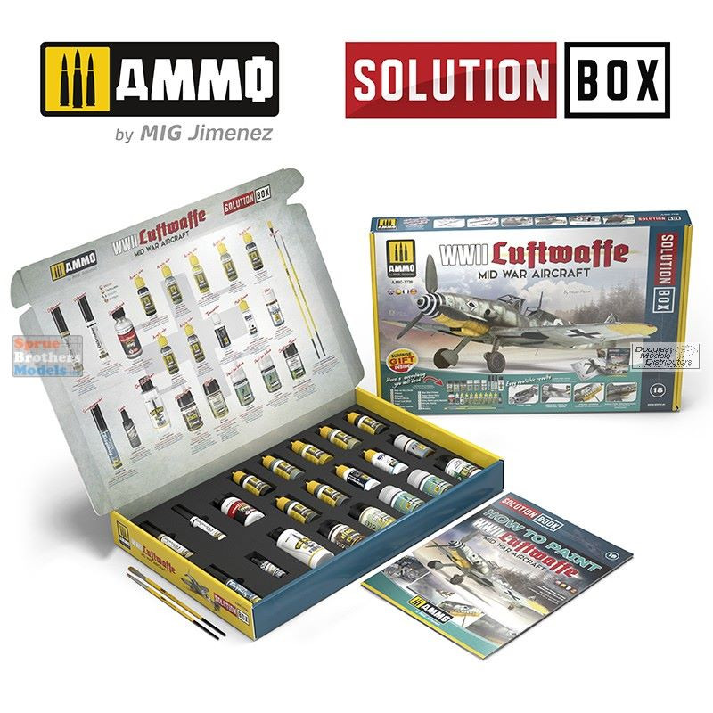 AMM7726 AMMO by Mig Solutions Box - WW2 Luftwaffe Mid War Aircraft